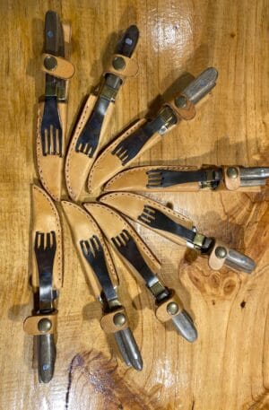 Juego de Cubiertos Artesanales – Cabos de Madera