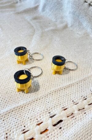 Llaveros 3D – Mates Imperiales Miniatura Oro y Negro
